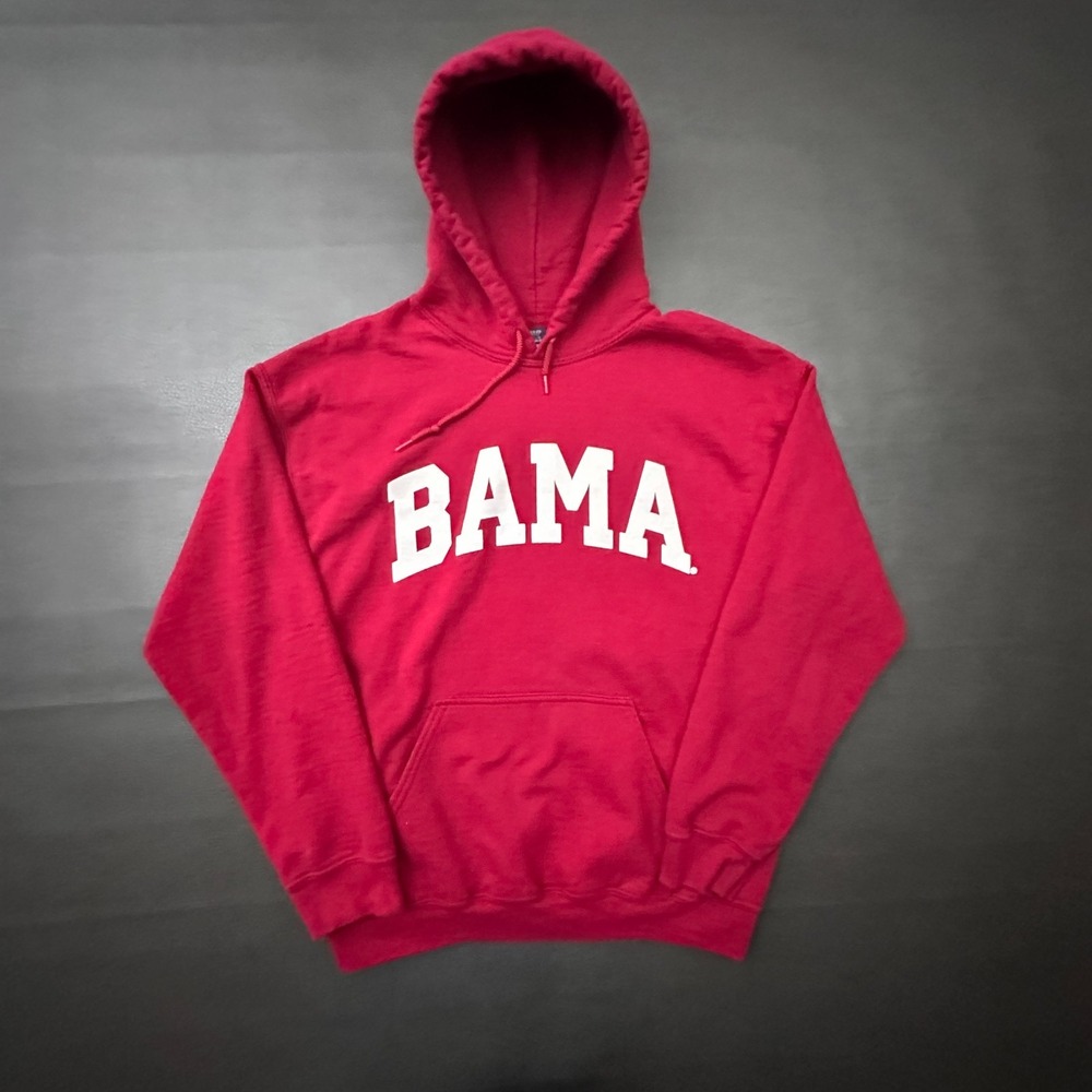 Vintage Alabama Crimson Tide Hoodie Mens Medium Red MV Sport College BAMA Y2k
